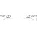 Fitting Set for 1 Door for Sliding Interior Doors Slido D-Line11 120-O Top hung system Without soft and self closing mechanism