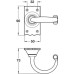 Lever Handles on Backplates Cast Iron Wessex Black antique Backplate for latch