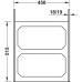 Pull Out Waste Bin 450 mm Vauth-Sagel VS ENVI Space XX Pro S / Pro With synchronised over extension runners For cabinet width 450 mm depth 515 mm 2x 35 litres - lava grey