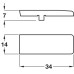 Cover Cap for Hinge Arm for Quick Fixing Hinges Häfele Metalla 310 For overlay hinges