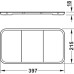 Individual Bin Lid Ninka One2Five and One2Seven Plastic Standard lid for bin container capacity 25 35 and 42 litres light grey