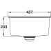 Sink Single Bowl GROHE K700 Stainless steel model 31 588 SD0