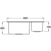 Sink 1.75 Bowl Smeg Mira VSTR3418-2 Stainless steel sink under mount