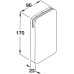 Cover Cap to suit Grass Kinvaro D-M Black