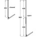 Pull Out Storage Unit Frame for Use with Baskets Vauth-Sagel VS SUB Side Lava grey epoxy coated
