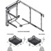 Corner Unit Swing Out Complete Set For cabinet width: 900/1000 mm Chrome wire baskets Left hand
