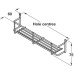 Spice and Packet Rack One Tier Depth 55 mm Fixing hole centres 400 mm linear