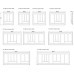 Plastic Cutlery Insert Depth 431mm Slate Grey to Suit Matrix Box A Drawer Systems For cabinets with 18/19 mm board thickness Width 424 mm for cabinet width 500 mm