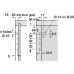 Concealed Cabinet Hanger Dowel/Screw Mounting Spider Unhanded