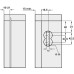Concealed Cabinet Hanger Screw Mounting Libra H1 Unhanded