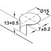 Shelf Connector Turn Faster K.D. For installation of shelves without tools Nickel plated