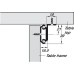 Extending Table Runners for Tables with Frames Load Capacity 60 kg Installed length 650 mm opening for insert 453 mm