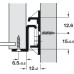 Roller Drawer Runners Single Extension Load Capacity 35 kg Installation length 550 mm