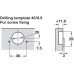 Mini Hinge 95° Full Overlay Mounting Click on Arm Grass Tiomos For small doors and doors with narrow frames 36/7.5 with spring without soft close