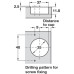 Concealed Cup Hinge 95° Nexis Sprung for 45° Angle Applications Grass Nexis Soft close compatible Screw fixing cup click on arm 48/9