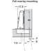 Specialist Hinge 100° Grade 304 Stainless Steel Full Overlay Mounting With automatic closing spring Screw fixing