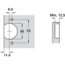 Concealed Cup Hinge 270° Full Overlay Mounting Keyhole Fixing Arm Häfele Screw fixing cup 52/6.5