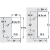 Connectors for Profiles Gola System B/C Dowel fixing