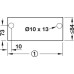Drawer Sides 90 mm High Nova Pro Deluxe Standard For left or right hand use Length 270 mm aluminium RAL 9006