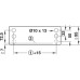 Drawer Sides 90 mm High Nova Pro Deluxe Standard For left or right hand use Length 270 mm aluminium RAL 9006