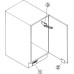 Foot Operated Door Opener for Hinged Door Cabinets Hailo plinth height: min. 100 mm