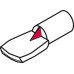 Shelf Support Plug in for Wooden Shelves and Ø 5 mm Hole with Anti-Slide Feature Load-bearing capacity 80 kg Nickel plated