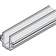 Bottom Channel for Glass Interior Doors Hawa-Junior 40 Top hung system Length 2500 mm
