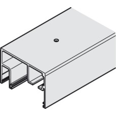 Top Track for Sliding Glass Interior Doors Hawa-Porta 100 GWF Top hung system Length 2500 mm