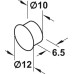 Cover Plug for Sliding Aluminium Framed Doors Aluflex 80 Bottom rolling system Silver anodised aluminium