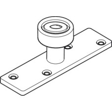Top Roller Guide for Sliding Interior and Exterior Doors Straightaway Bottom Rolling System Nylon roller Ø 40 mm on steel plate