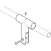 Hanger 316 L Cubicle Fittings for 13 mm Board Partitions PBA Stainless steel Satin finish
