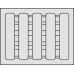 Drawer Insert Shallow Variant-D 2.5 mm material thickness For instruments