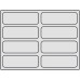 Drawer Insert Shallow Variant-D 2.5 mm material thickness With 8 compartments