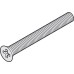 Threaded Screw Countersunk Head M5 x 25mm Galvanized