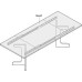 Table Runners Extending Asynchronous Load Capacity 90 kg For one extension leaf Installation length 250 mm overall extended length 1160 mm opening for extension leaf 640 mm