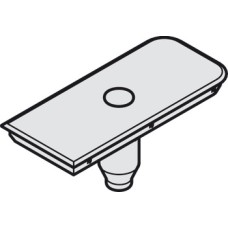 Mounting Plate for Sliding Interior Glass Doors Hawa-Porta 100 GW Top hung system Cover for track cut out