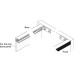 Profile Cross Bar for Reinforcing Base Cabinets Catenaria Length 2670 mm - can be cut to size