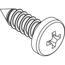 Fixing Screw for Catenaria Cover Caps Catenaria Ø 4.2 x 13 mm pan head screw