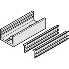 please look Top hung system Silver anodised aluminium finish