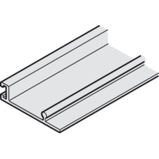 Fascia Profile for Sliding Glass Interior Doors Hawa-Porta 100 Top hung system Length 2500 mm