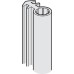 Rebate Seal DS 9608 for Folding Interior Doors Slido W-Fold32 100-T Top hung system Black