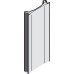 Sealing and Buffer Profile for Sliding Interior Doors Hawa For wooden doors Black finish