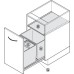 Economic Lid Cover Plate for One2five and One2Seven Waste Bin System For cabinet width 300 mm dark grey