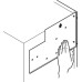 Drilling Jig for Free Up Fittings for pilot drilling of the cabinet side components For Free Up fittings only