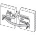 Clothes Protecting Guard for Aximat 300 Exposed Axle Hinges White plastic