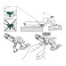 Opening Angle Restraint 90° for Tiomos M9 M0 and Mirro 125° Hinges 90°