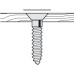 Cover Cap Plastic Self-Adhesive Ø 13 mm for screw heads or Minifix connector housing Pine effect