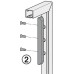 Adapter for Free Flap 1.7 Zinc alloy Nickel plated