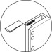 Pull Down Wardrobe Rail for Installed Height 850 mm 2004 Steel wardrobe rail plastic pull rod housing and connecting parts For internal wardrobe width 440-610 mm chrome plated steel rail black plastic housing and connecting parts chrome plated pull rod
