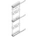 Pull Out Unit with Storage Baskets for 150 mm Cabinet VS TAL WIRO Broom with baskets and broom suspension Left hand